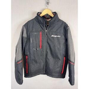 Snap-on Hot Shot Choko Authentics Softshell Jacket Grey Red Mens Small CA30625